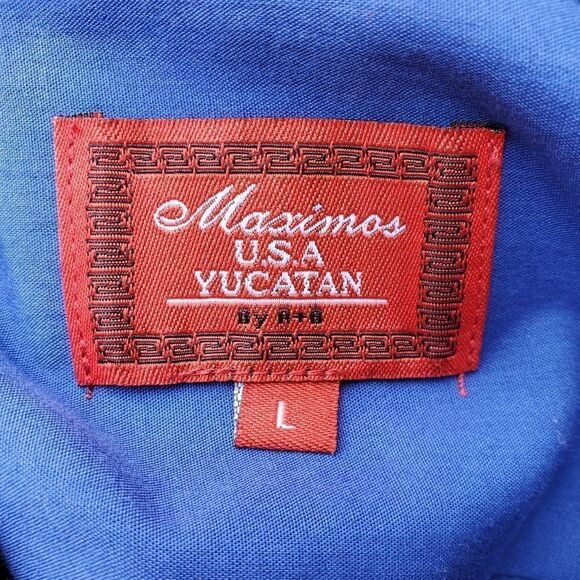 Maximos USA Yucatan Blue Shirt L - Picture 7 of 7